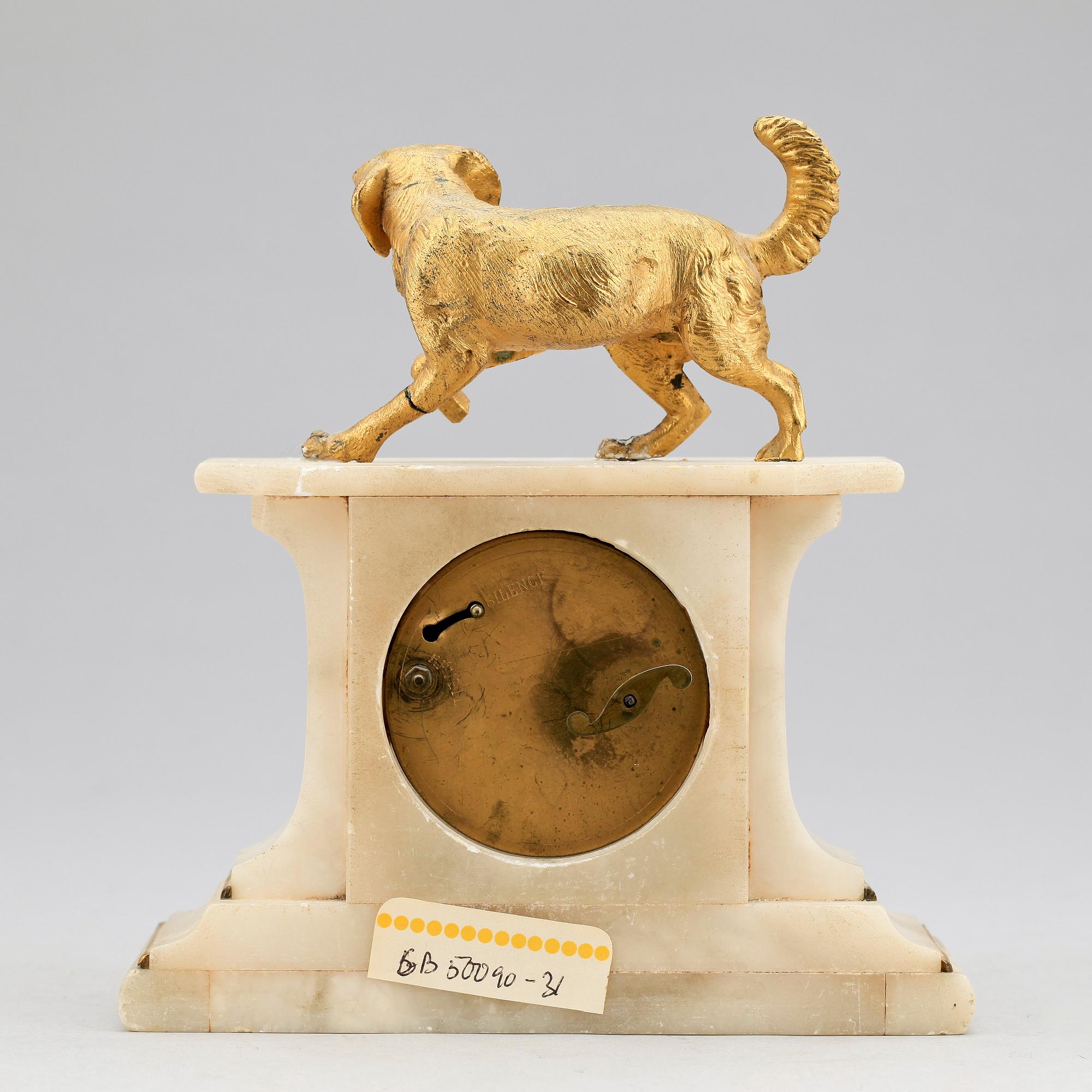 BORDSUR, alabaster, Frankrike 1800-talets andra hälft.