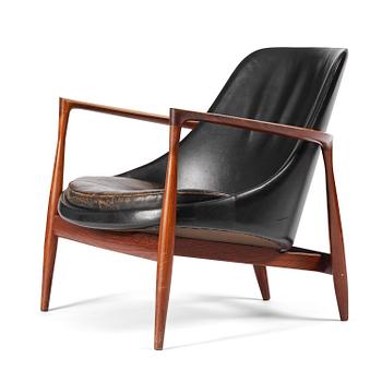 485. Ib Kofod-Larsen, a rosewood "Elizabeth" easy chair, cabinetmakers Christensen & Larsen, Denmark, 1950s-60s.
