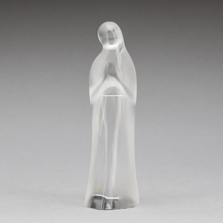 FIGURIN, glas, Lalique, Frankrike, 1900-talets andra hälft.