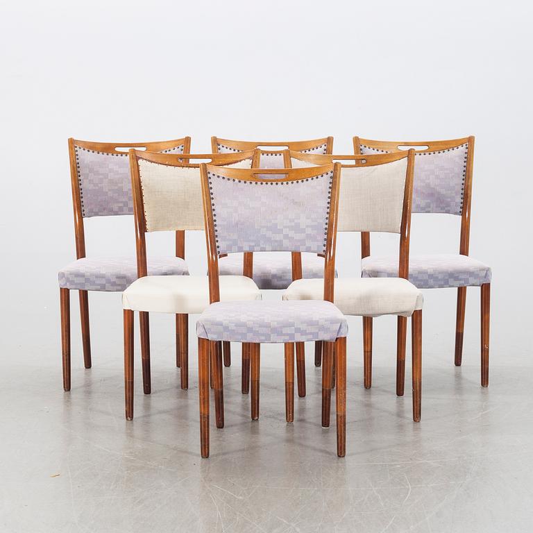 Six chairs from the 1950's.