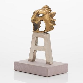 Gunnar Finne, a sculpture /logo for Y.L.A -Suomi Touring Club manufactured by Taito probably in 1927.