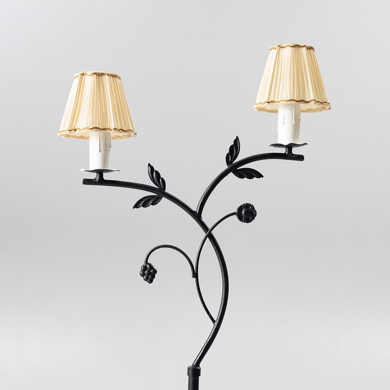 Bjerkås, a floor lamp model "1264", Gothenburg, 1940s.