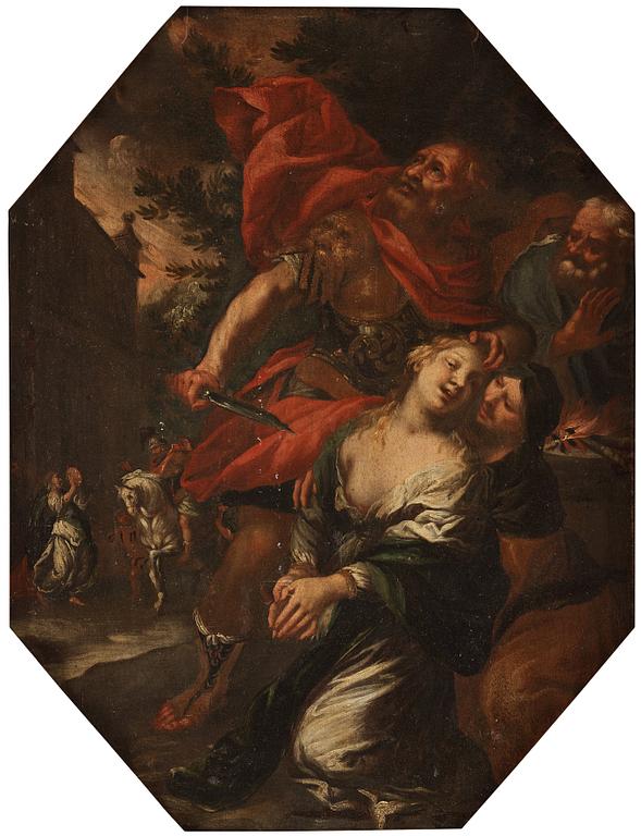 ITALIENSK SKOLA, 16/1700-TAL , Ifigenias offer.