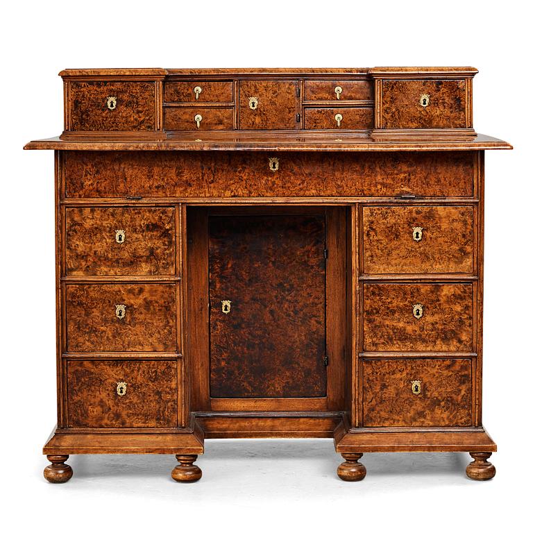 A Swedish late Baroque writing desk, 1720's-40's.