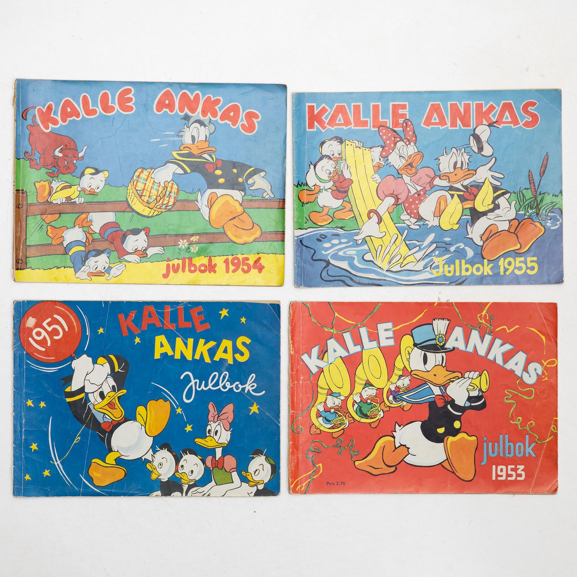 Comic books, 11 items, including “Snow White and the Seven Dwarfs” and “Donald Duck’s Christmas Book”, 1947–1962.