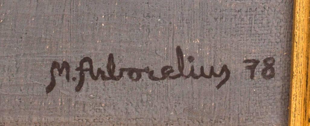 MÅNS ARBORELIUS, olja på duk, signerad och daterad -78,