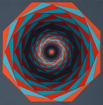 551. Victor Vasarely, COMPOSITION.