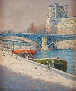 Albert Liedbeck, Paris, by the Seine.
