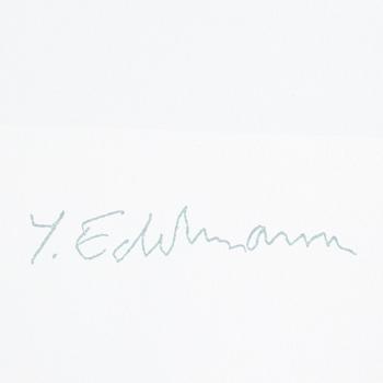 YRJÖ EDELMANN, lithograph in colours, 1983, stamped signature EA VIII/XV.