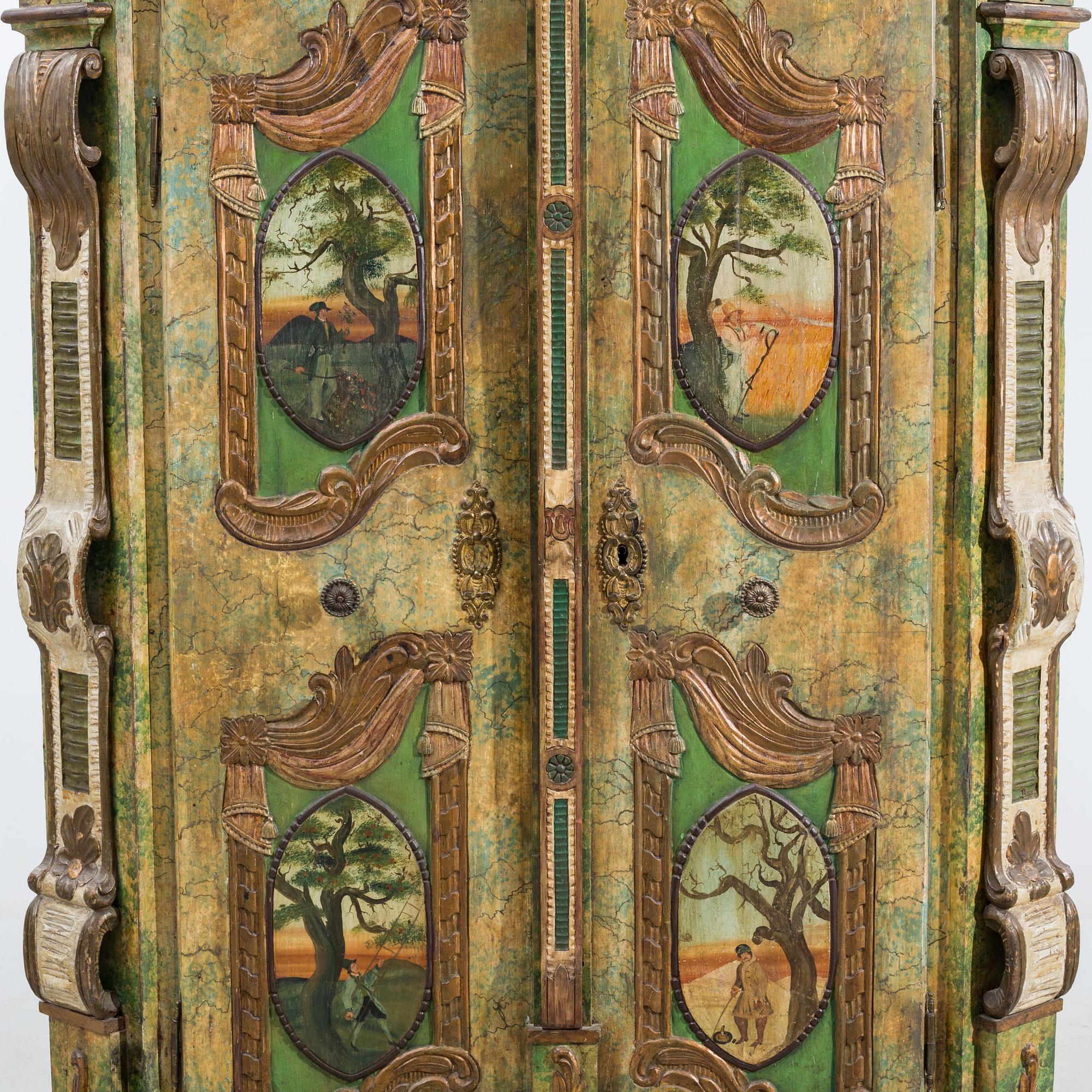 SKÅP, Österrike Louis XV-stil , omkring 1800.