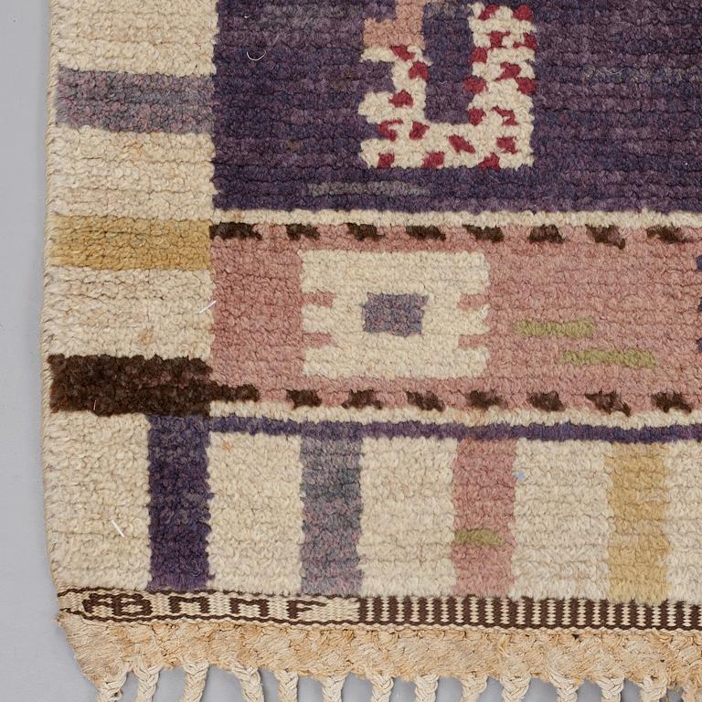 Märta Måås-Fjetterström, MATTO, "Ståndaren", knotted pile, ca 256,5 x 194 cm, signed AB MMF.