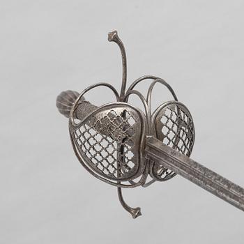 Rapier, second half of the 17th century.