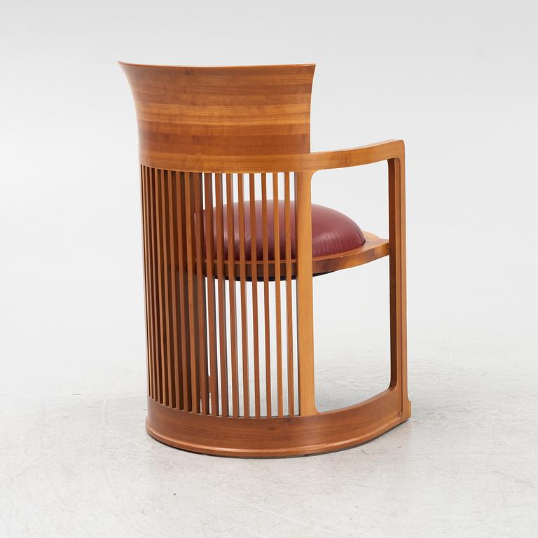 Frank Lloyd Wright, armchair, model number 606 "Barrel", Cassina, designed in 1937.