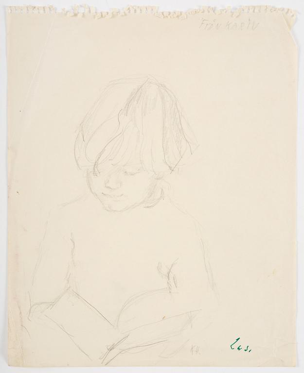 Lotte Laserstein, Reading boy.