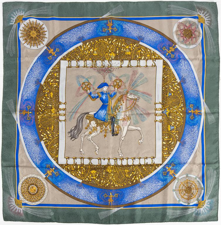 Hermès, scarf, "Feux d'Artifice".