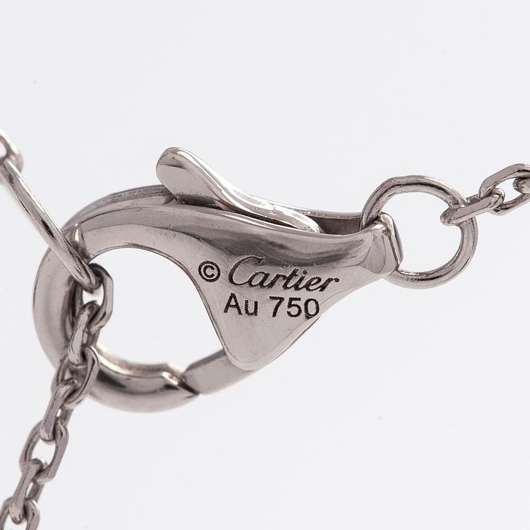 Cartier, halsband, "1895", 18K vitguld med briljantslipad diamant.