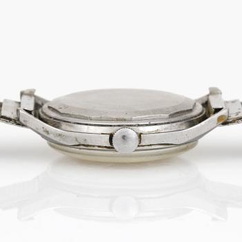 ARMBANDSUR, rostfri stål, Longines 'Automatic', omkring 1900-talets mitt.