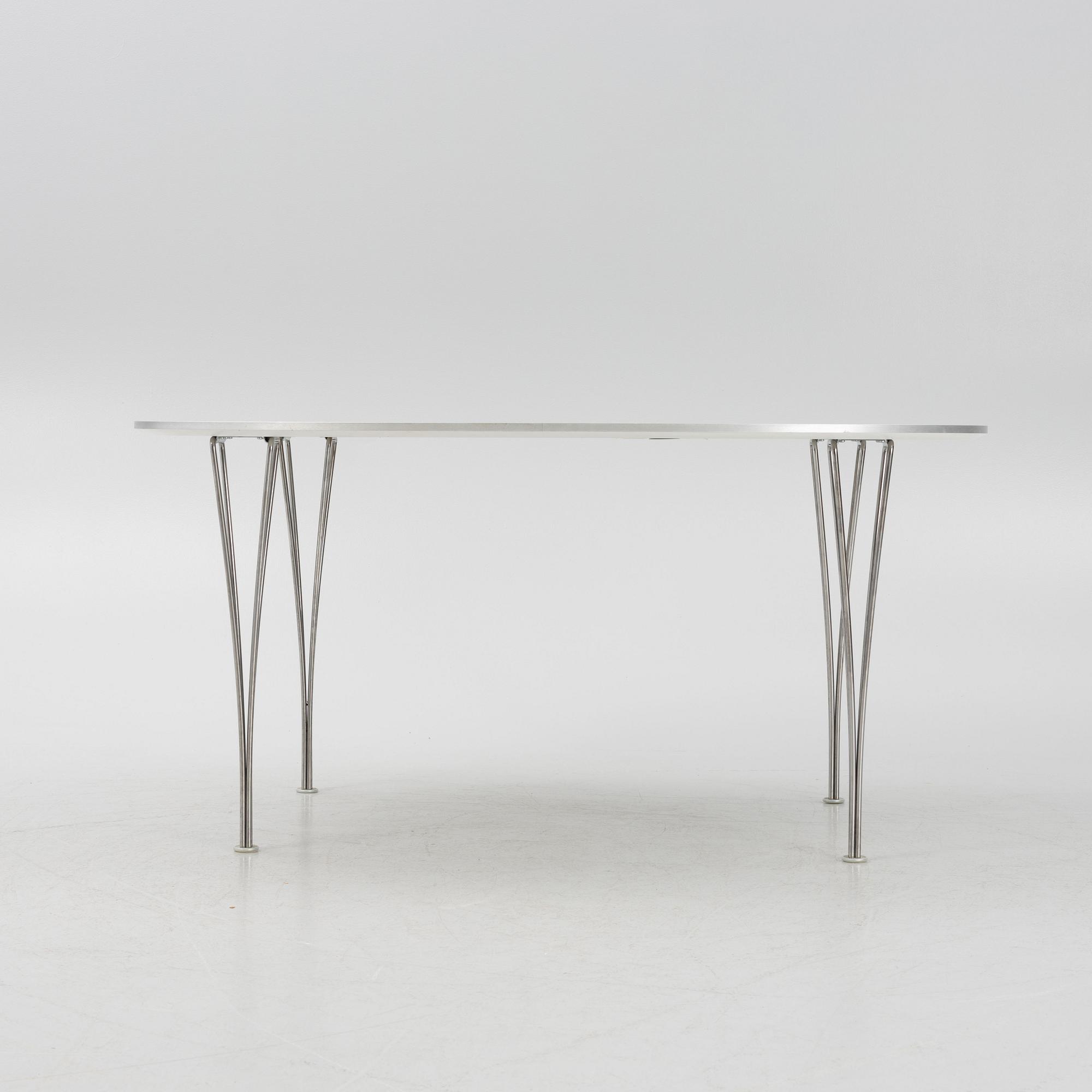 Bruno Mathsson & Piet Hein, matbord, "Superellips", Fritz Hansen, Danmark, 2012.