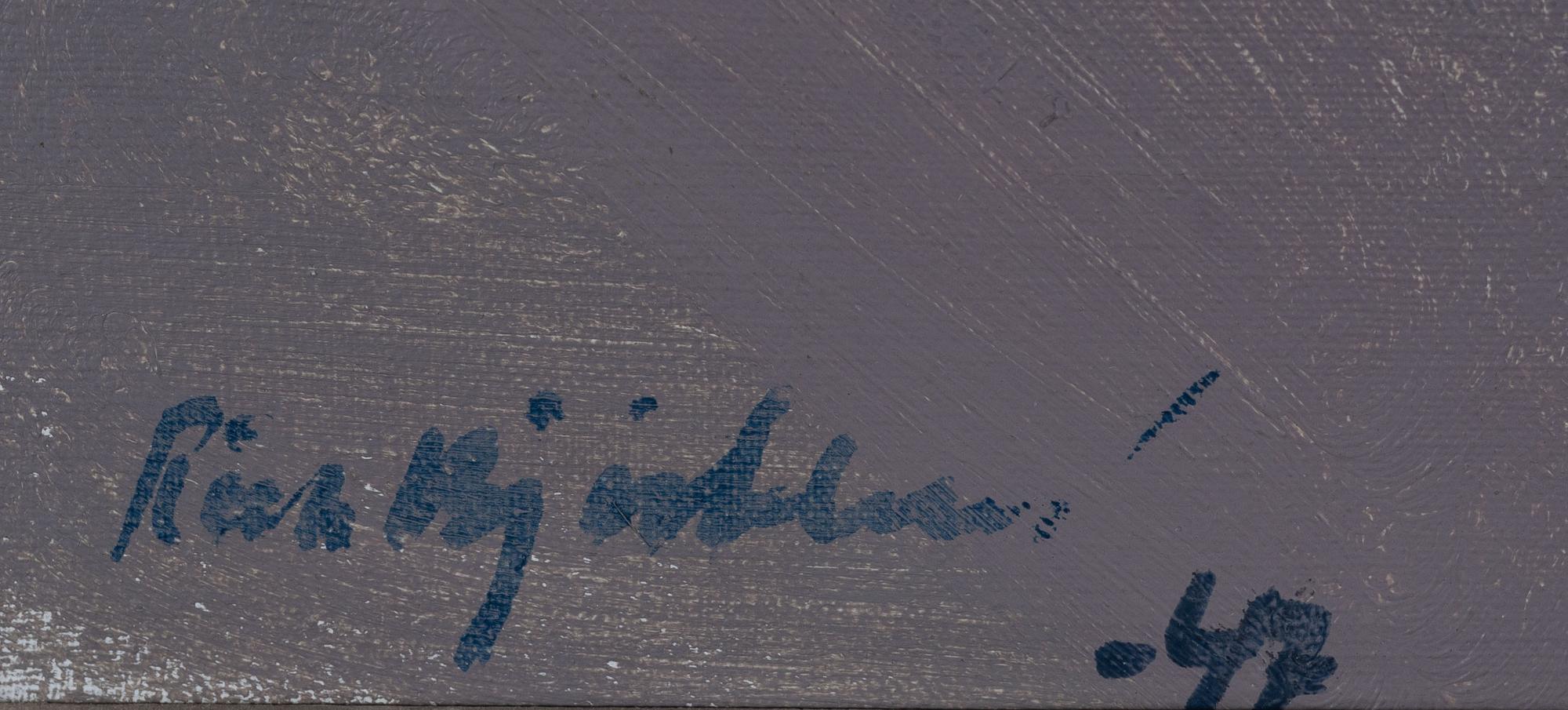 Richard Björklund, Kanalmotiv.