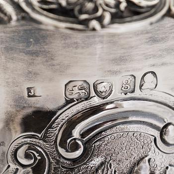 Joseph Angell, te- och kaffeservis, sterlingsilver, 7 delar, London 1817-1823.