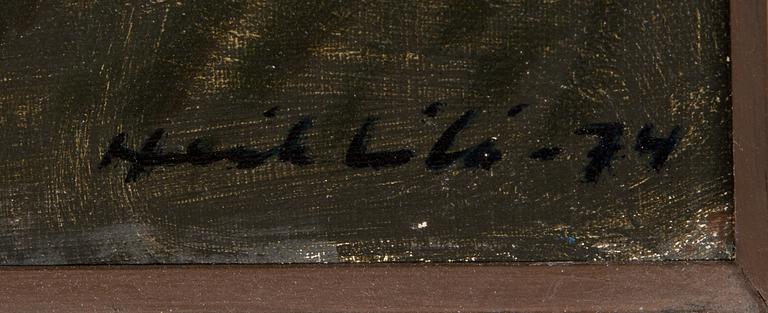 Erkki Heikkilä, oil on canvas, signed and dated -74.