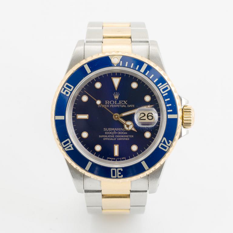 Rolex, Oyster Perpetual Date, Submariner, armbandsur, 40 mm.