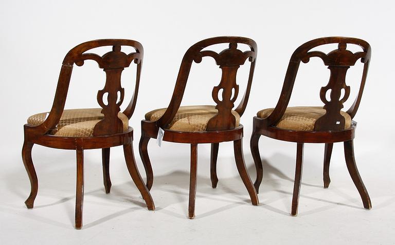 STOLAR, 3 st, senempire, 1800-talets mitt.