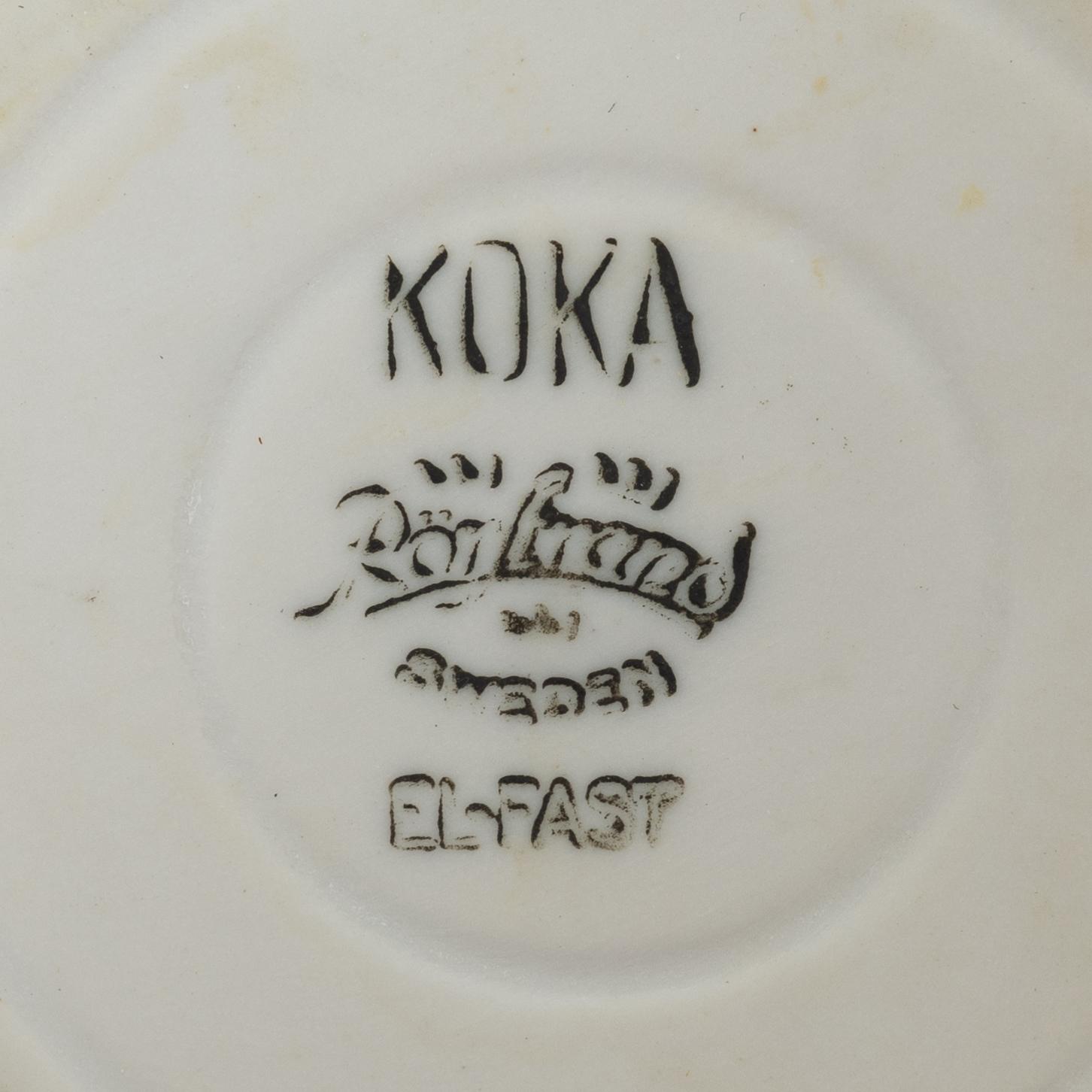 Hertha Bengtson, a 'Koka' dinner service, , 41 pieces, Rörstrand.