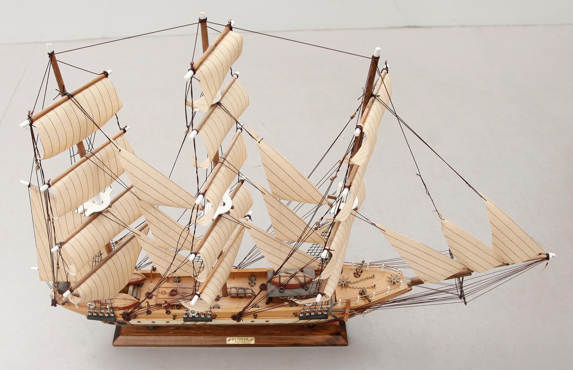 MODELLSKEPP, Clipper, 1900-talets andra hälft.