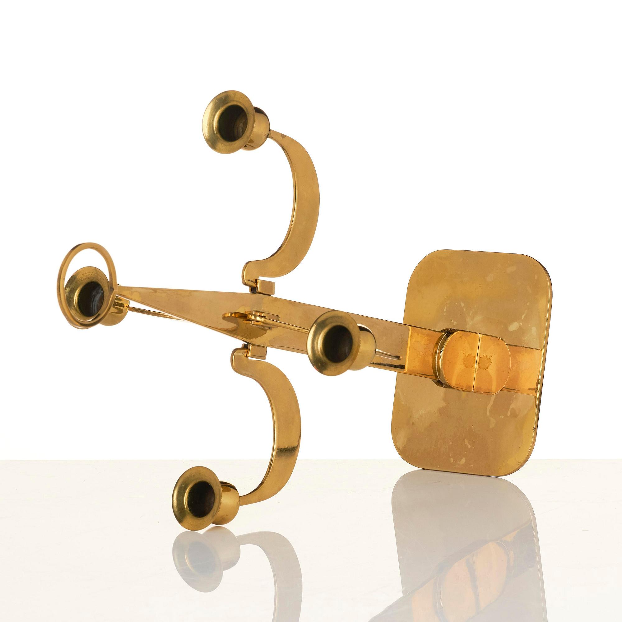 Josef Frank, a rare candelabra model 2663, Firma Svenskt Tenn, Stockholm, 1950s.