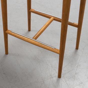 Two 'Oak' stools by Jonas Lindvall, Skandiform, 21st century.