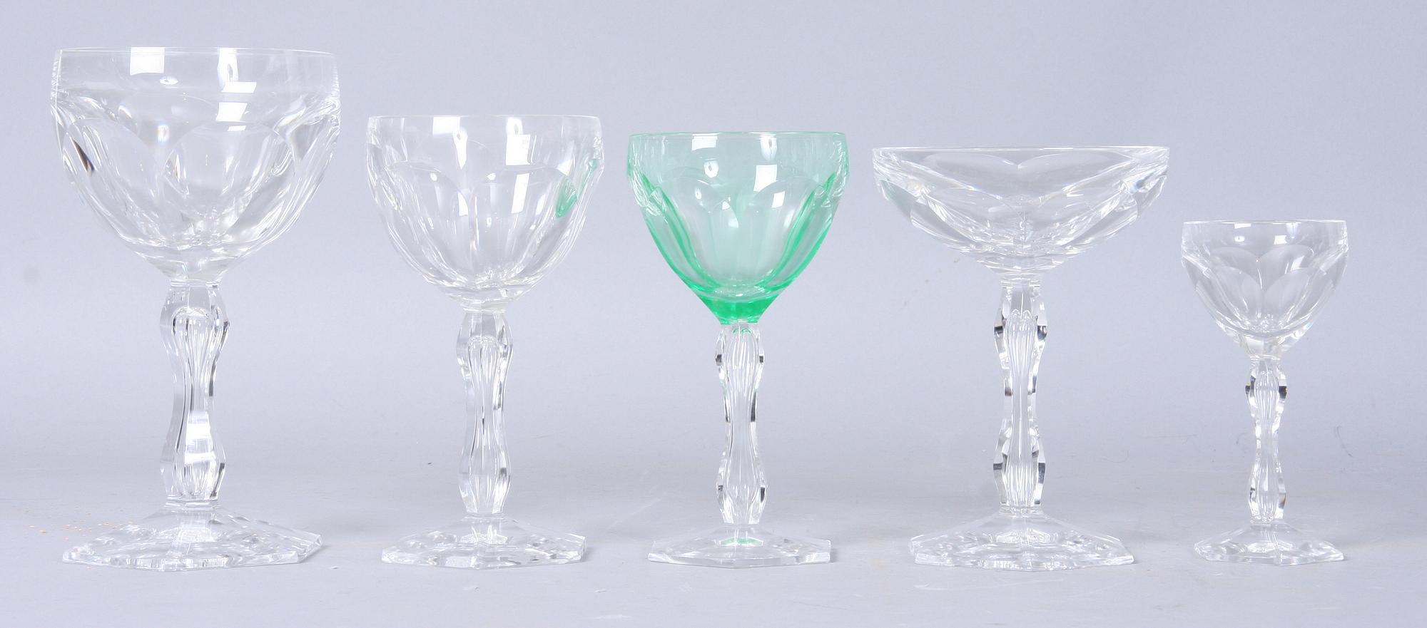 GLASSERVISDELAR, 62 st, 1900-tal.