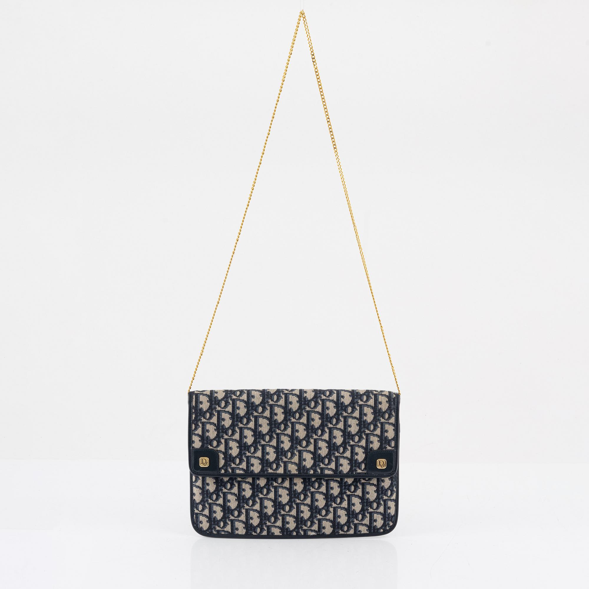 Christian Dior, bag and scarf.