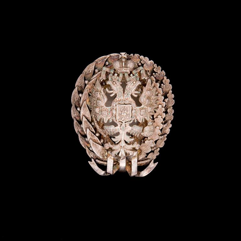 KOKARD, silver, Ryssland, sekelskiftet 1800/1900.