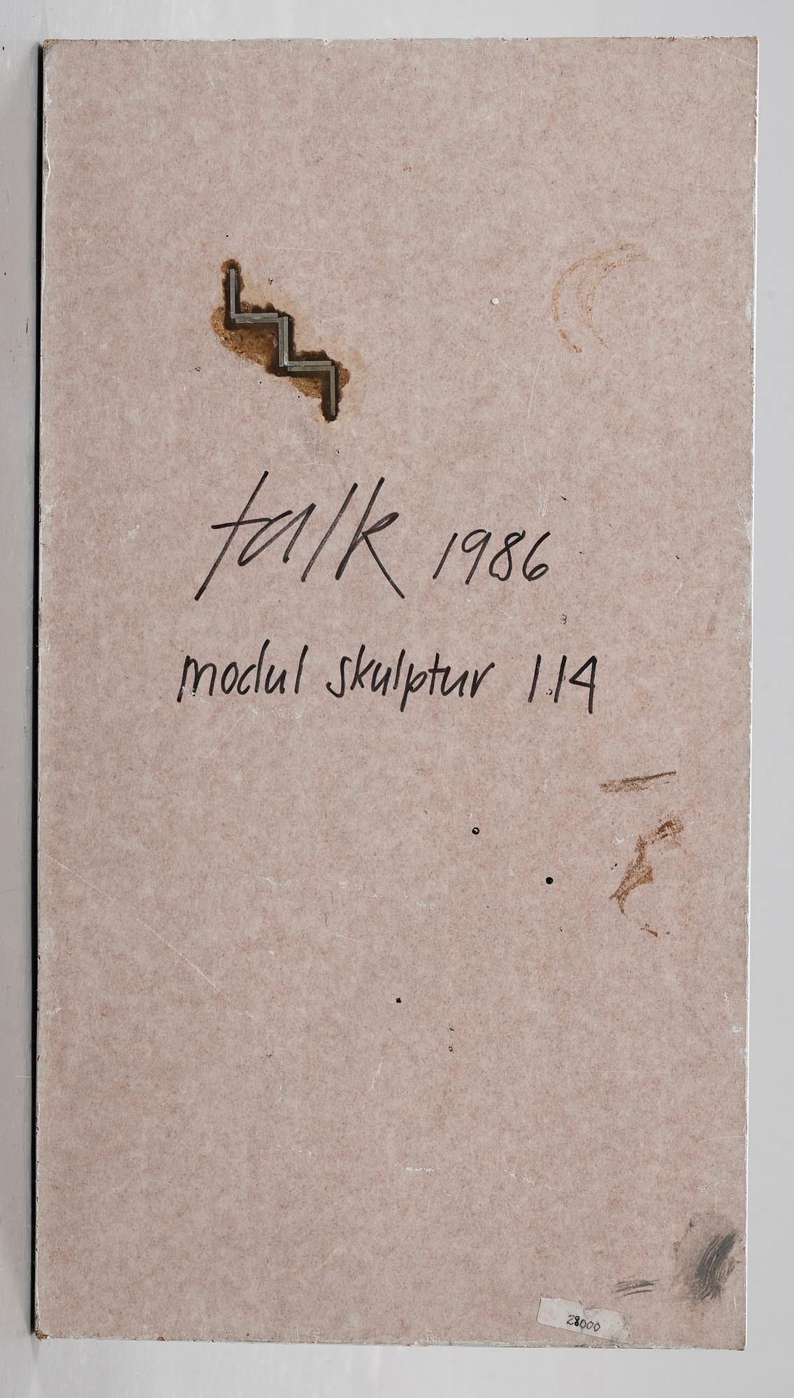 Lars-Erik Falk, "Modul skulptur 114".