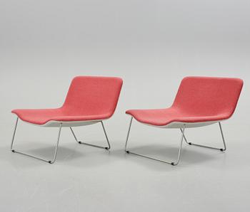 FÅTÖLJER, ett par, "Spring", Erwan Bouroullec, Cappellini, Italien. Formgivna år 2000.