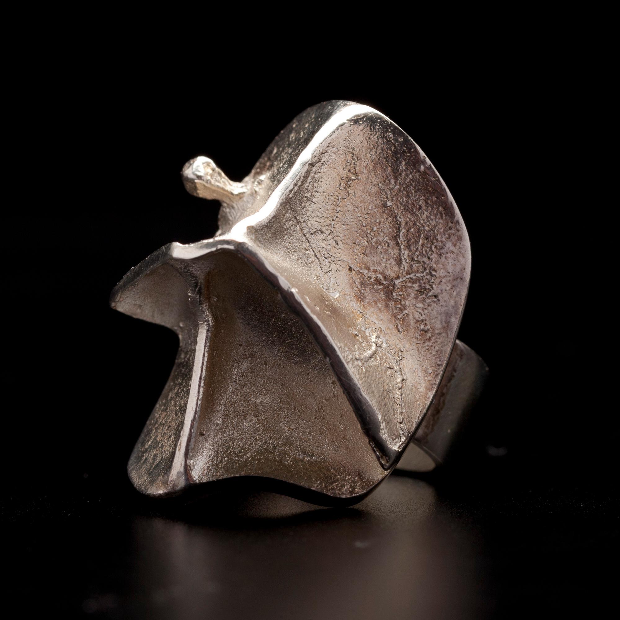 RING, sterlingsilver, "I Magman" Björn Weckström, Lapponia 1969.