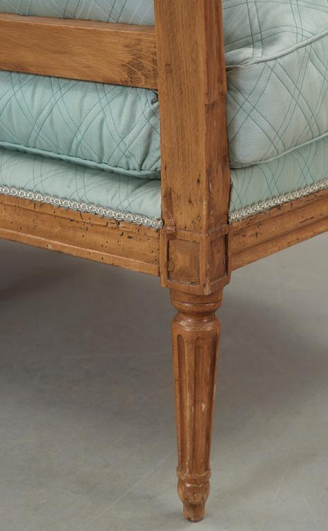 SOFFA, gustaviansk-stil, 1800-tal.