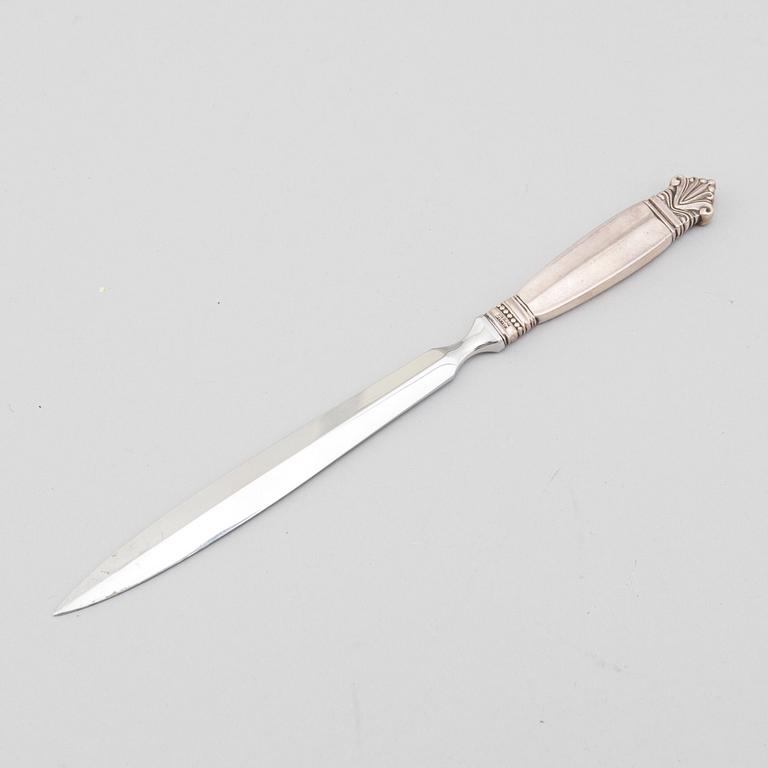 GEORG JENSEN, brevkniv, sterlingsilver, Danmark.