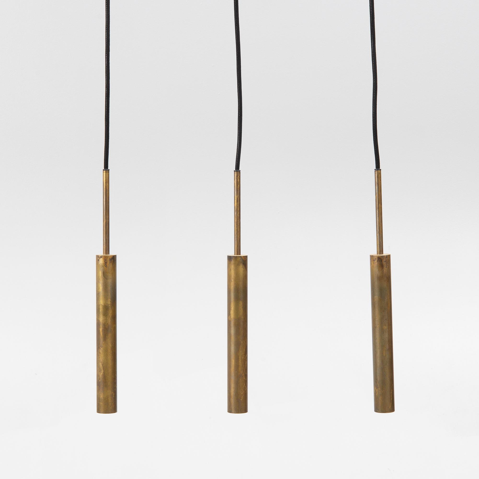 Johan Carpner, a model "3437-6 STAV", ceiling lamp, Konsthantverk AB, Tyringe, Sweden. 21st century.