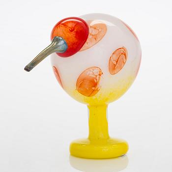 Oiva Toikka, A glass bird, signed O. Toikka Iittala Billnäs 2015, numbered 52/260.