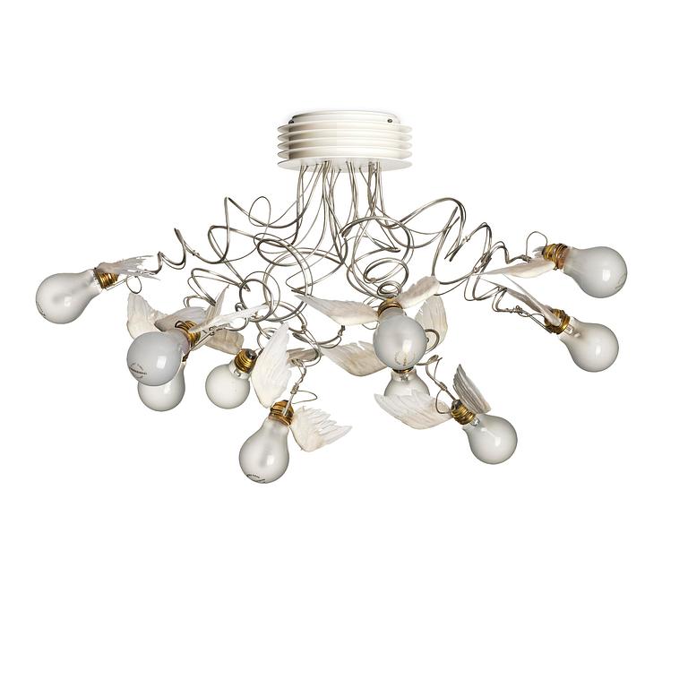 Ingo Maurer, a "Birdie's Nest" ceiling lamp, Ingo Maurer, Germany, post 2005.