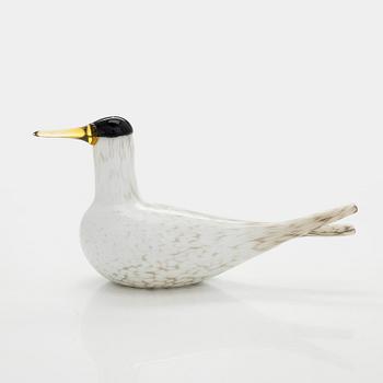 Oiva Toikka, årsfågel "Arctic tern", signerad O. Toikka Nuutajärvi 2000.