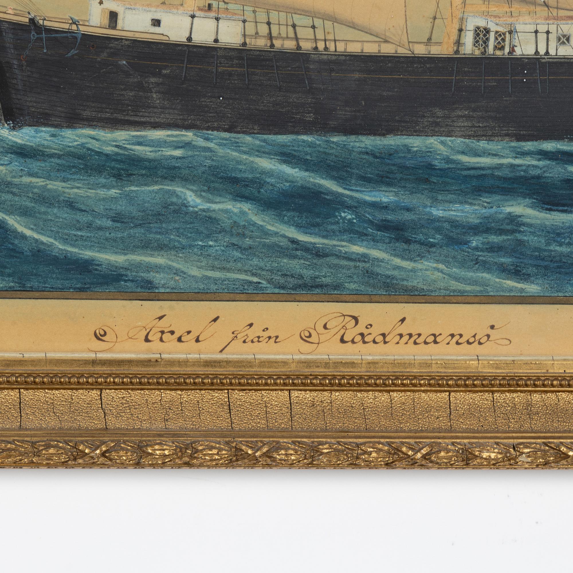 Unknown artist, late 19th century, "Axel från Rådmansö".