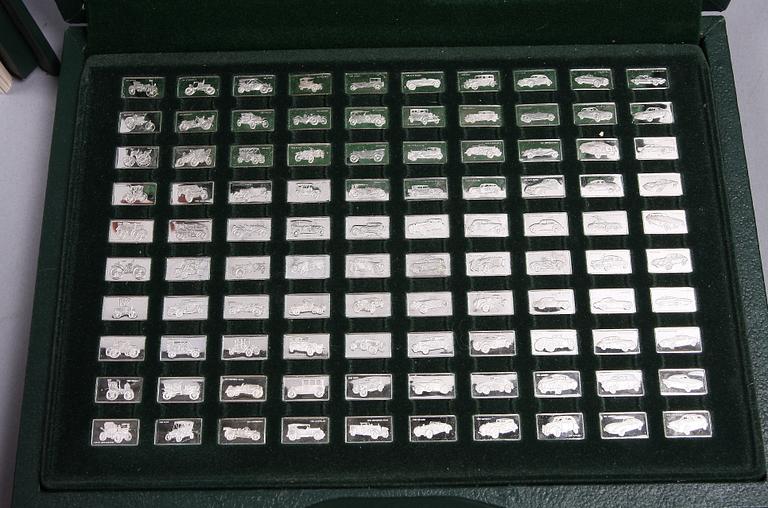 MINIATYRER, 100 st. Sterling silver. Franklin Mints.