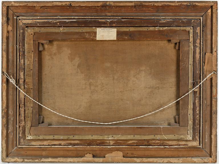 OKÄND KONSTNÄR, olja på duk, signerad Hulk, 1800-tal.