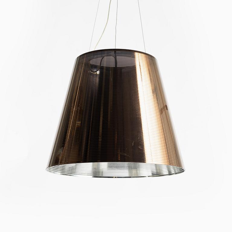 Philippe Starck, ceiling lamps, a pair, "Ktribe S3", Flos, designed in 2005.