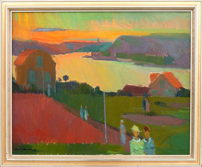 Richard Björklund, "Afton vid tennisplanen".