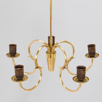 Gunnel Nyman, a mid-20th century , '51132/5' chandelier for Idman.