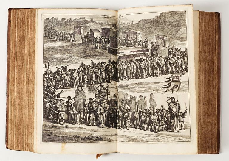 DAPPERT OLFERT (1639-1689), Tweede en derde Gesandschap na het Keyserryck van Taysing of China. Amsterdam 1670.